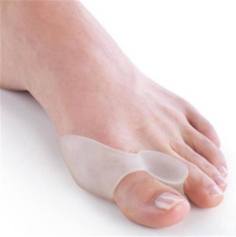 Cheaperito Siliconen Teencorrector I Teenspreider I Hallux Valgus I Grote teen Beschermer I 1 Paar