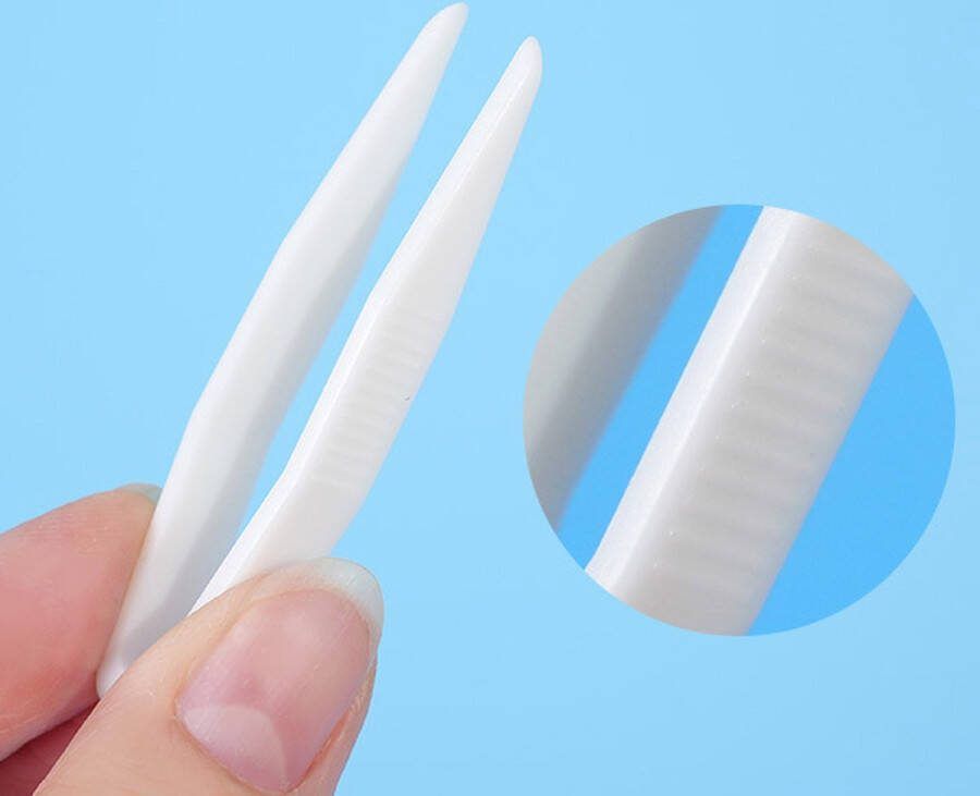 Cheaperito Wimperpincet I Ooglidpincet I Aanbrengen Van Nepwimpers I Eyelash Aplicator I Preciesie Pincet I Wit