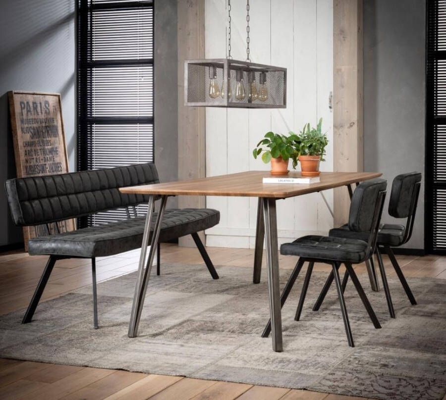 Cheers Living Eetkamerbank Louis 180 cm (Inclusief montage)