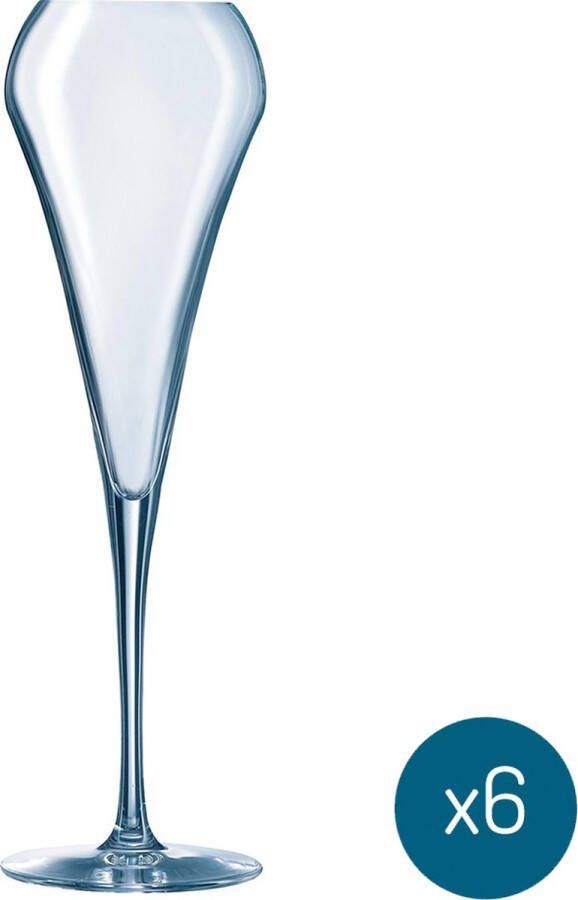 Chef & Sommelier Chef&Sommelier Open Up Champagneglas 0.20 l Set-6
