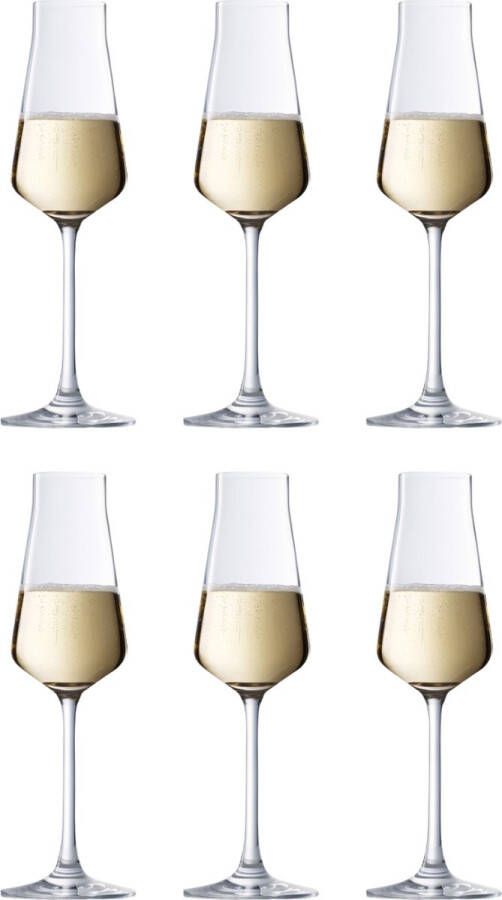 Chef&Sommelier Chef & Sommelier Reveal up Champagneglas 21cl ( Set van 6 )