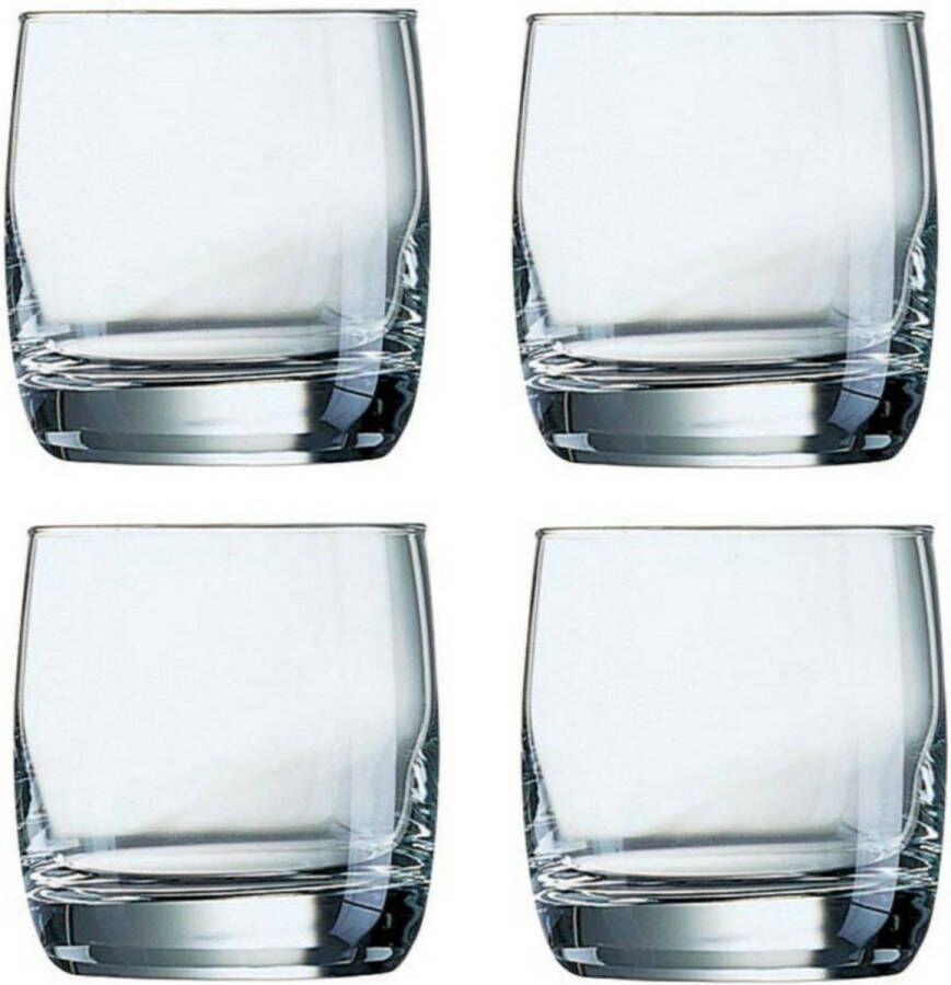 Chef&Sommelier Chef & Sommelier Whisky glazen 12x Vigne serie transparant 310 ml
