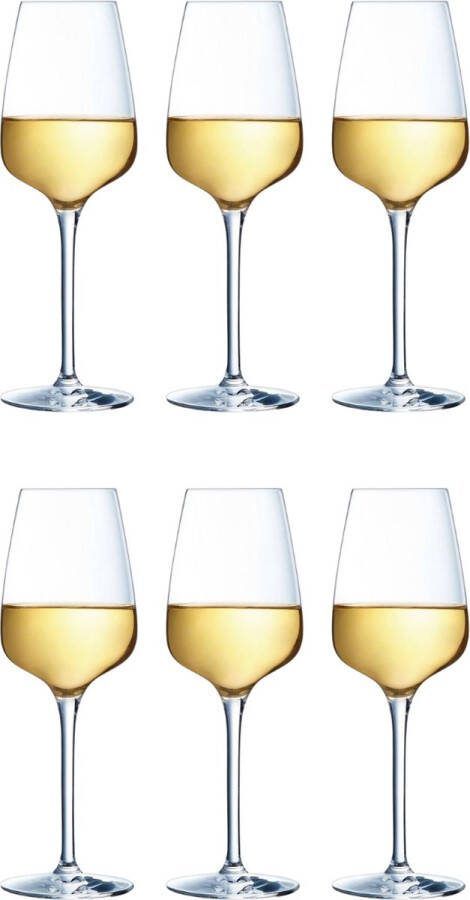 Chef&Sommelier Set van bekers Chef & Sommelier Sublym Wijn 250 ml Transparant Glas 6 Stuks