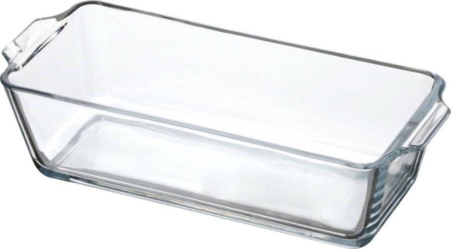 Merkloos Chef Traiteur Ovenschaal van borosilicaat glas rechthoek 0.8 Liter 23 x 10 x 6 cm Ovenschalen