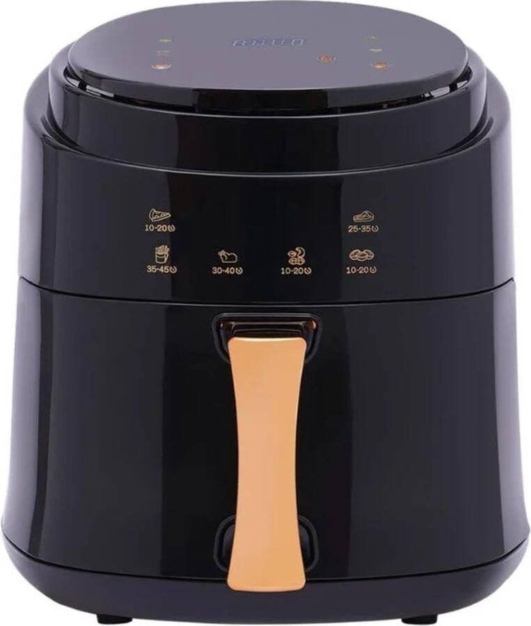 Cheffinger Cf-Afry8 Airfryer Luchtfriteuse Digitale Led 1400W 8L Zwart
