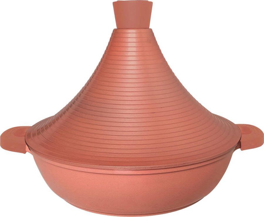 Cheffinger Tajine Luxe Aluminium Tajine inductie Ø32cm Rosé Goud