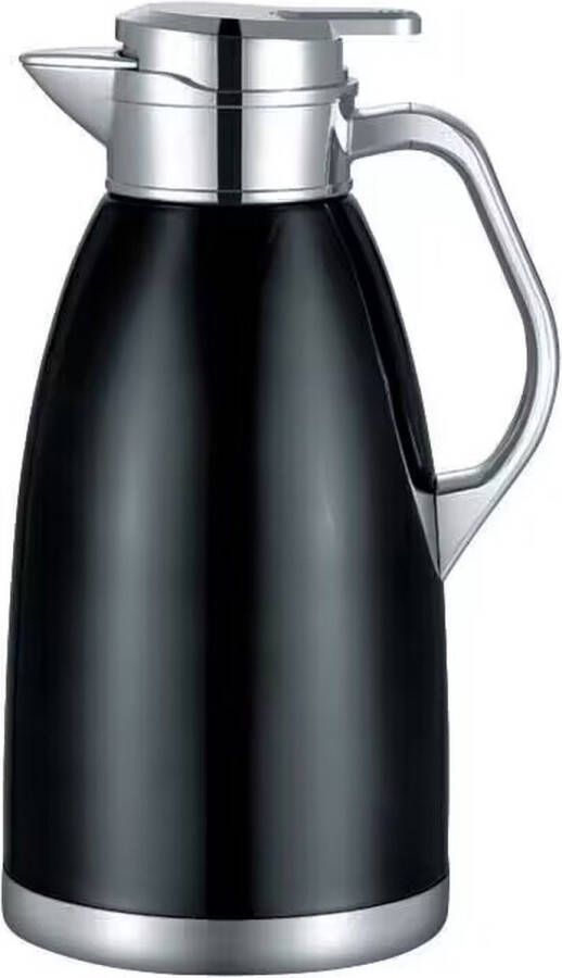 Cheffinger Thermoskan 2.3 Liter Zwart RVS Inox Themosfles