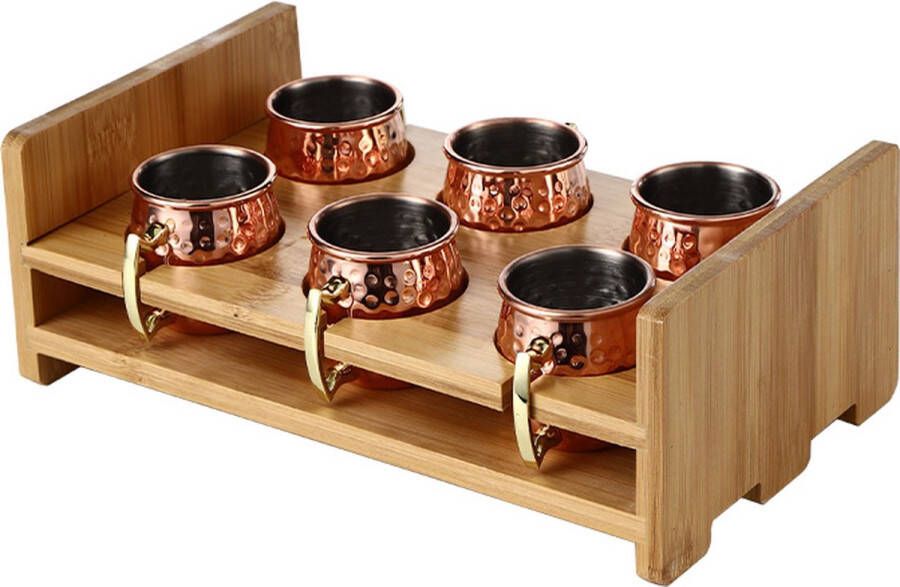 Chefs Cuisine Luxe moscow mule shot glazen borrelglaasjes moscow mule bekers geschenkset – geschenkset vrouwen – kerstcadeau – kerstcadeau vrouwen