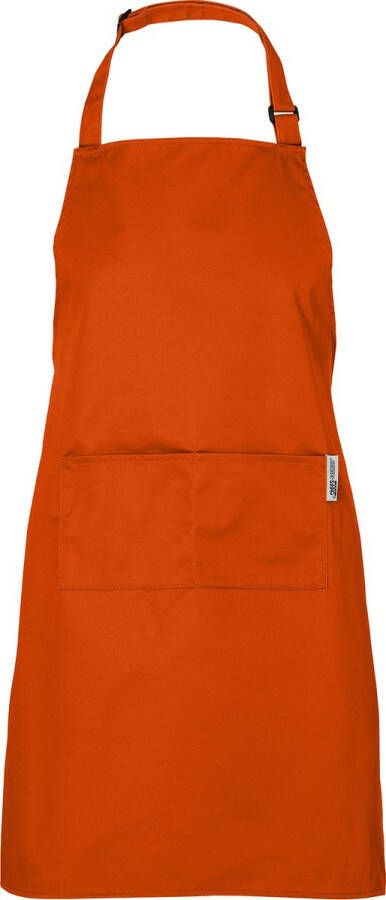 Chefs Fashion Keukenschort Oranje Schort 2 zakken Simpel verstelbaar 71 x 82 cm