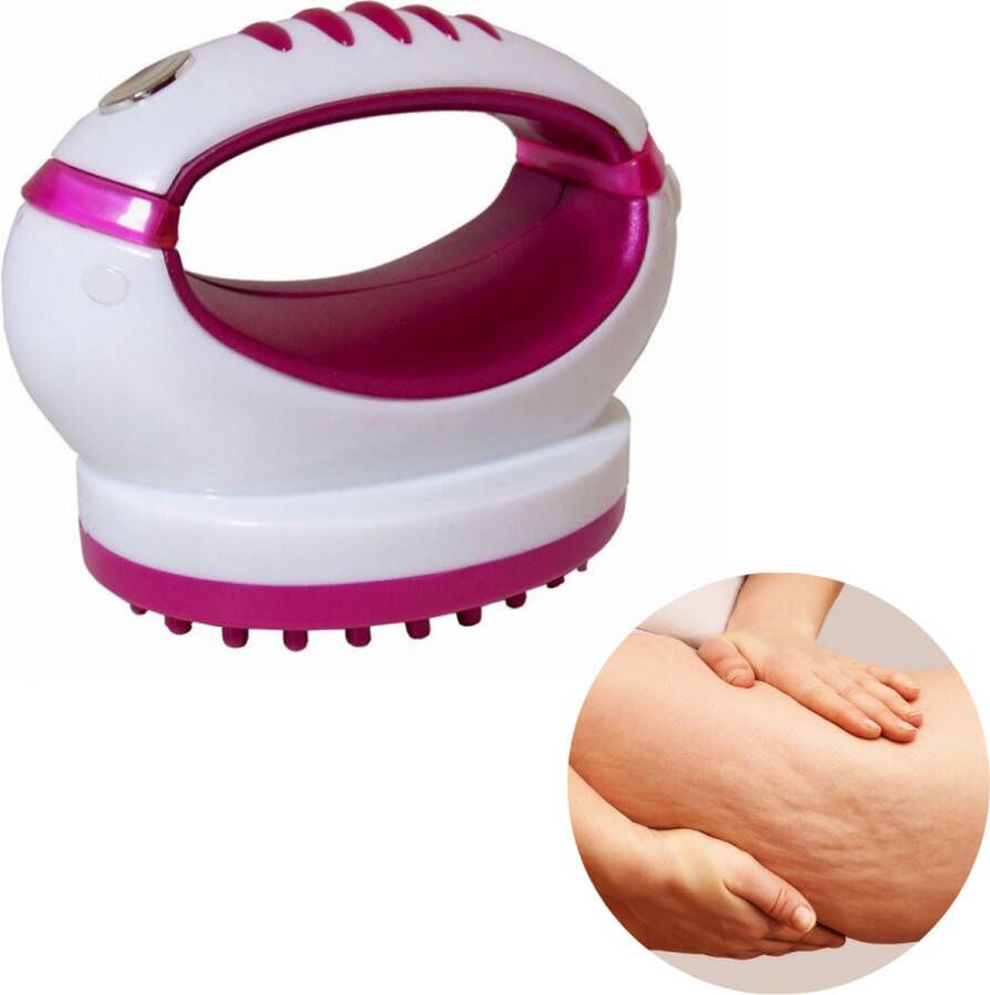 Cheqo Compact PRO Anti-Cellulitis Apparaat Krachtige Massageapparaat Cupping Therapie voor Gladdere Huid Draagbaar en Comfortabel Afmeting: 12 x 9 x 7 cm Exclusief Batterijen Ultiem Huidverzorgings