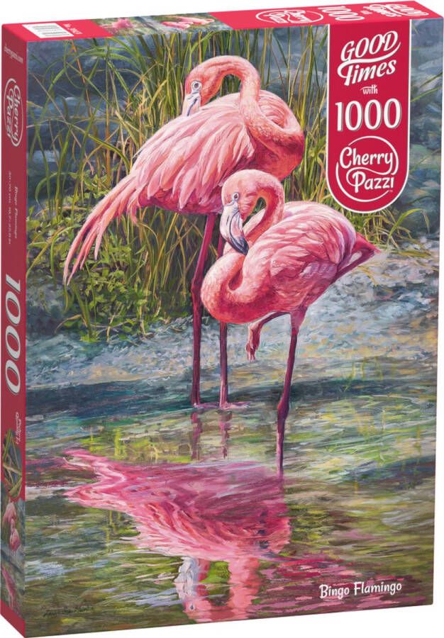 CherryPazzi Bingo Flamingo Puzzel 1000 Stukjes