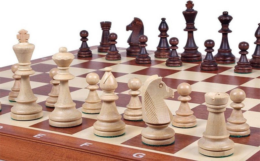 Chess the Game Klassiek Schaakspel Staunton nr 7 schaakstukken Toernooi Schaakset Groot formaat