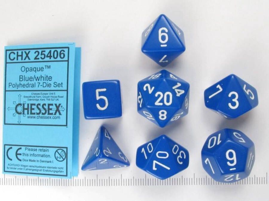 Chessex Dungeons & Dragons Dice Set Opaque