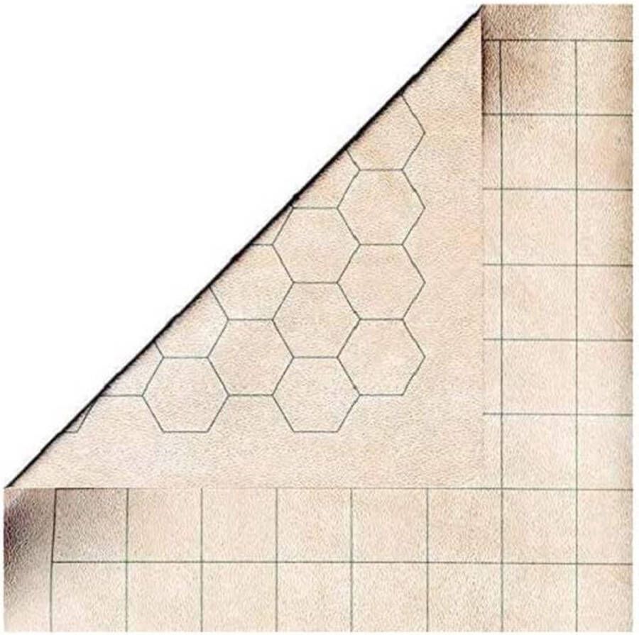 Chessex Omkeerbare Megamat 1 5 inch Vierkanten en 1 5 inch Hexes