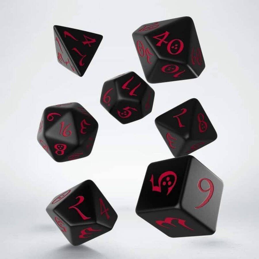 Chessex Polydice Set Q-Workshop Classic Black Red