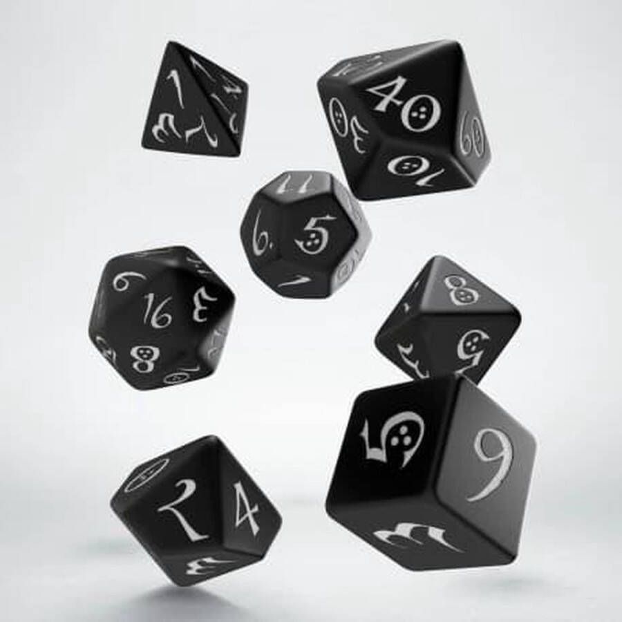 Chessex Polydice Set Q-Workshop Classic Black White