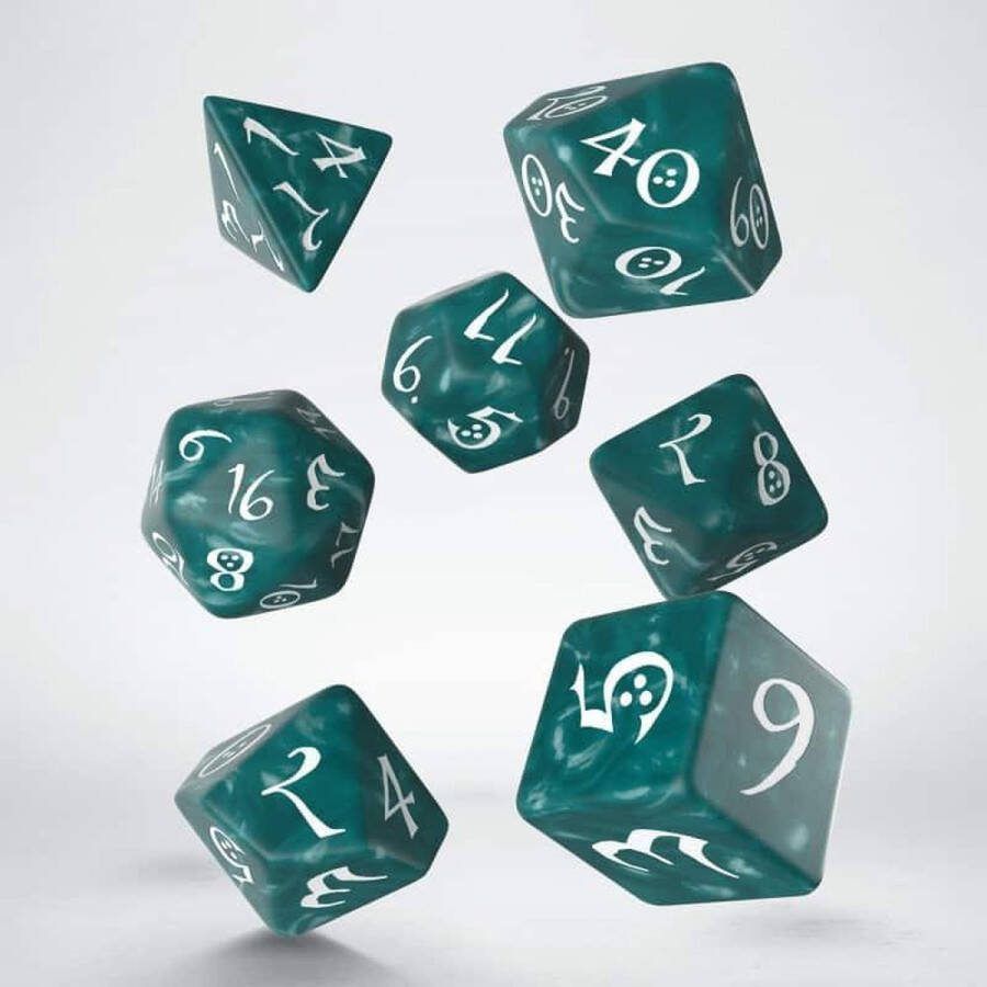 Chessex Polydice Set Q-Workshop Classic Stormy White