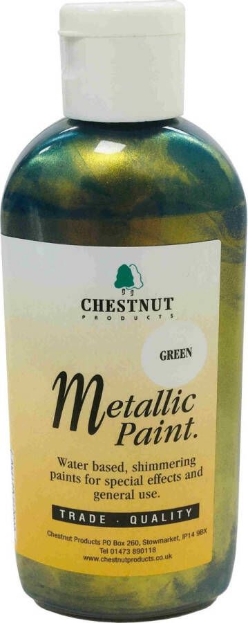 Chestnut Metallic Paint Metallische Verf Groen 100 ml