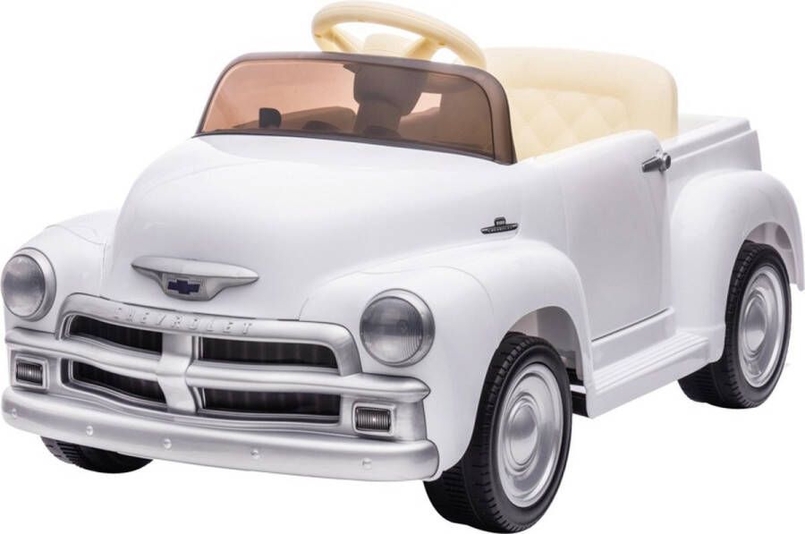 Chevrolet Daewoo Chevrolet 3100 Oldtimer Wit Kinderauto 12V