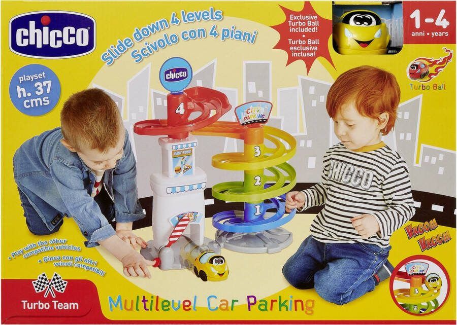 Chicco Parkeergarage Turbo Bal 37 Cm Junior 3-delig
