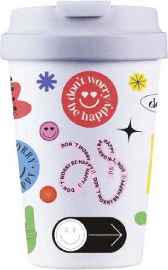 Chic.mic BioLoco eco drinkbeker Dont worry 350 ML