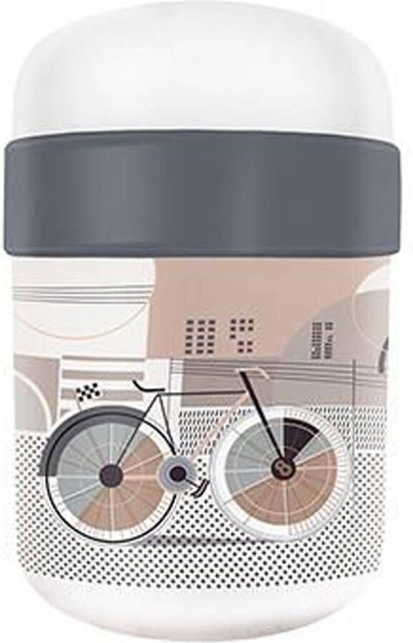 Chic.mic PLA Plant Bioloco Lunchpot Fiets 2 compartimenten 500ml + 200ml