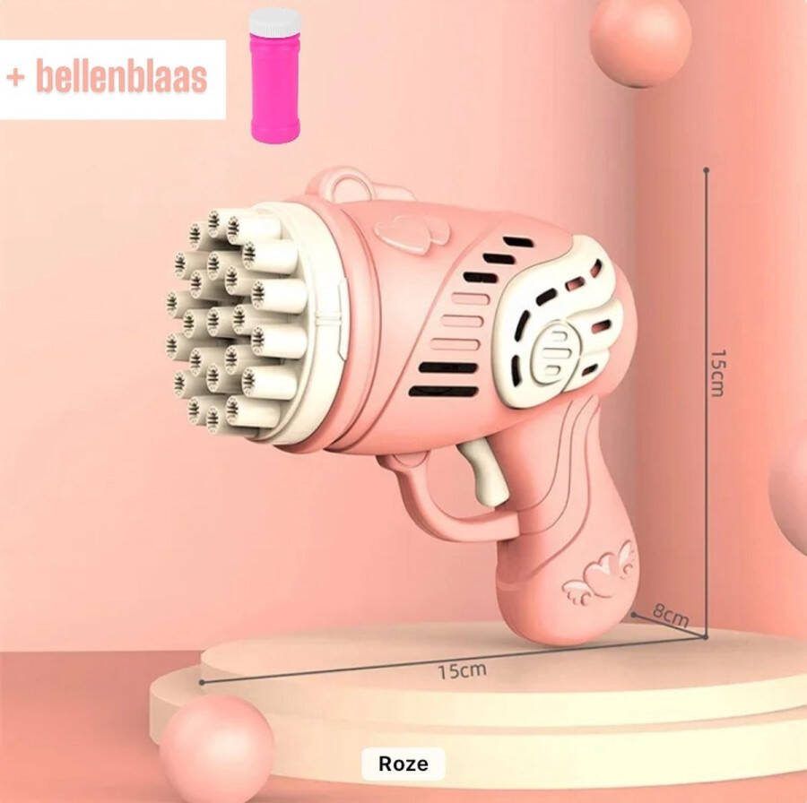 CHICNEST Bellenblaas pistool bubble gun bellenblazer Bellenblaasmachine voor kinderen bellenblaas Roze