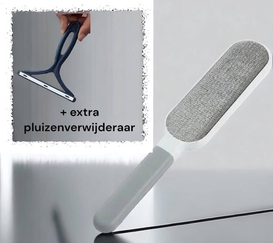 CHICNEST Pluizenverwijderaar Ontpluizer Kledingroller – Pluizenroller Kleefroller Kledingborstel Ontpluizer Pluizentondeuse Kleefvellen Huisdierhaar Verwijderaar – Verwijdert Haren en Stof – Kleefroller