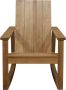 Chill Dept Adirondack rocking Frame teak wood Knock-Down - Thumbnail 1