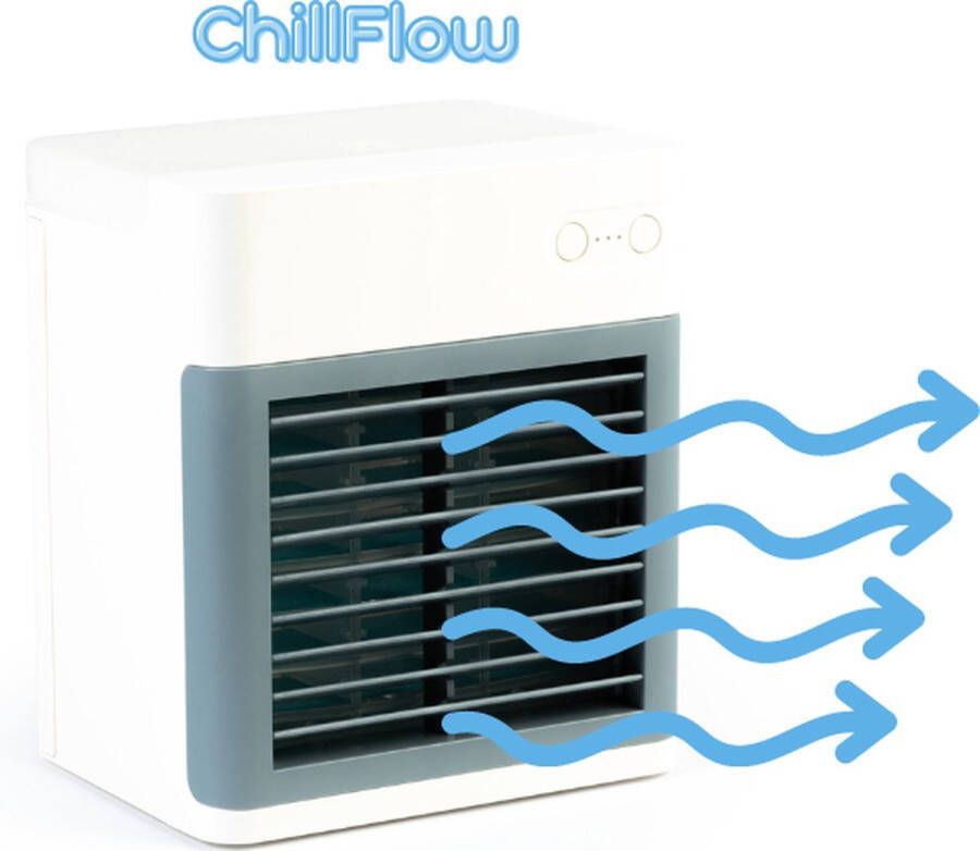 ChillFlow Portable Watergekoelde Airconditioner Wit