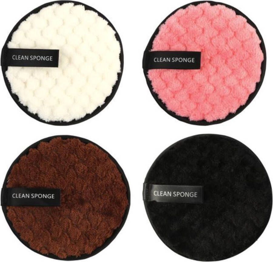 Chimb Make up remover pad | Herbruikbaar | Wit | ⌀ 12 cm.