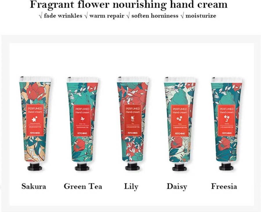 China Chinese handcreme set 5 stuks