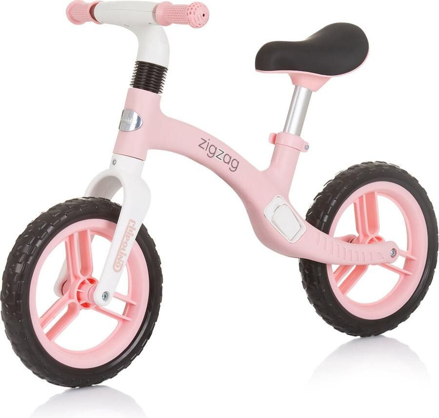 Chipolino Loopfiets Zig Zag Balansfiets met 2 wielen 12 inch Vanaf 2 jaar Meisjes Roze