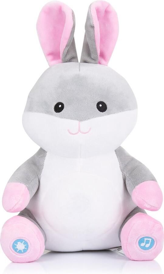 Chipolino Pluche Baby Nachtlamp Knuffelkonijn Met Muziek & Licht
