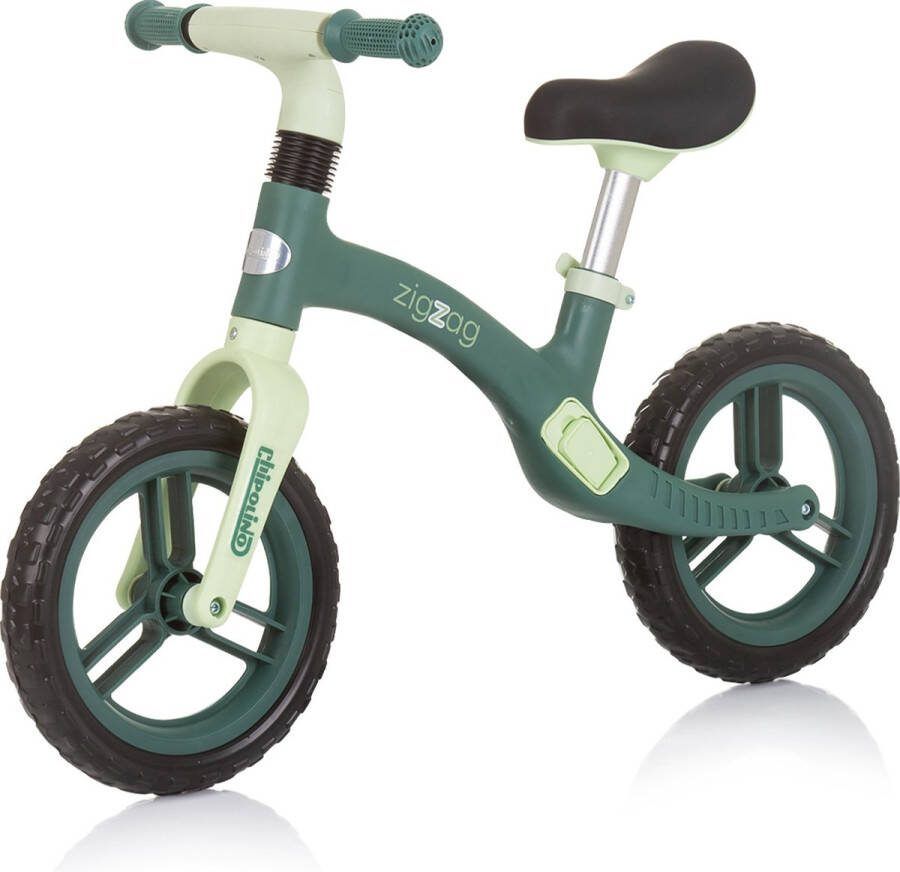 Chipolino Loopfiets Zig Zag Balansfiets met 2 wielen 12 inch Vanaf 2 jaar Jongens en meisjes Groen