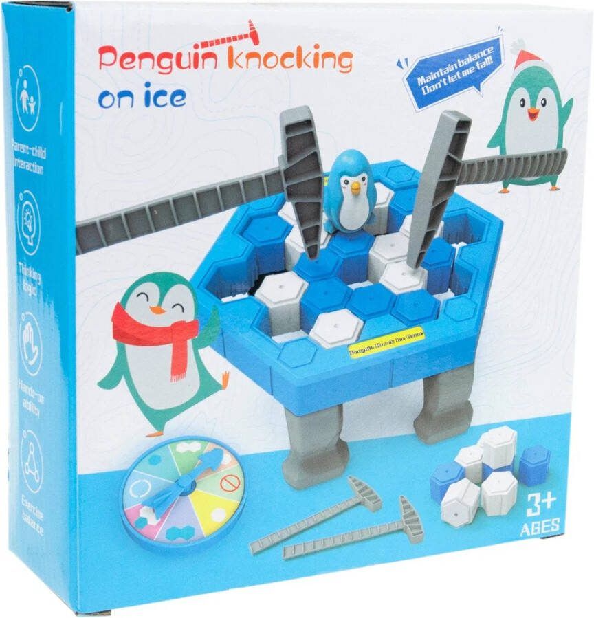 Chisa Toys Pinguïn Spel Pinguïn Trap Pinguïn Game Penguin Trap Breek het ijs niet Spel Red Pinguïn reisspel familiespel