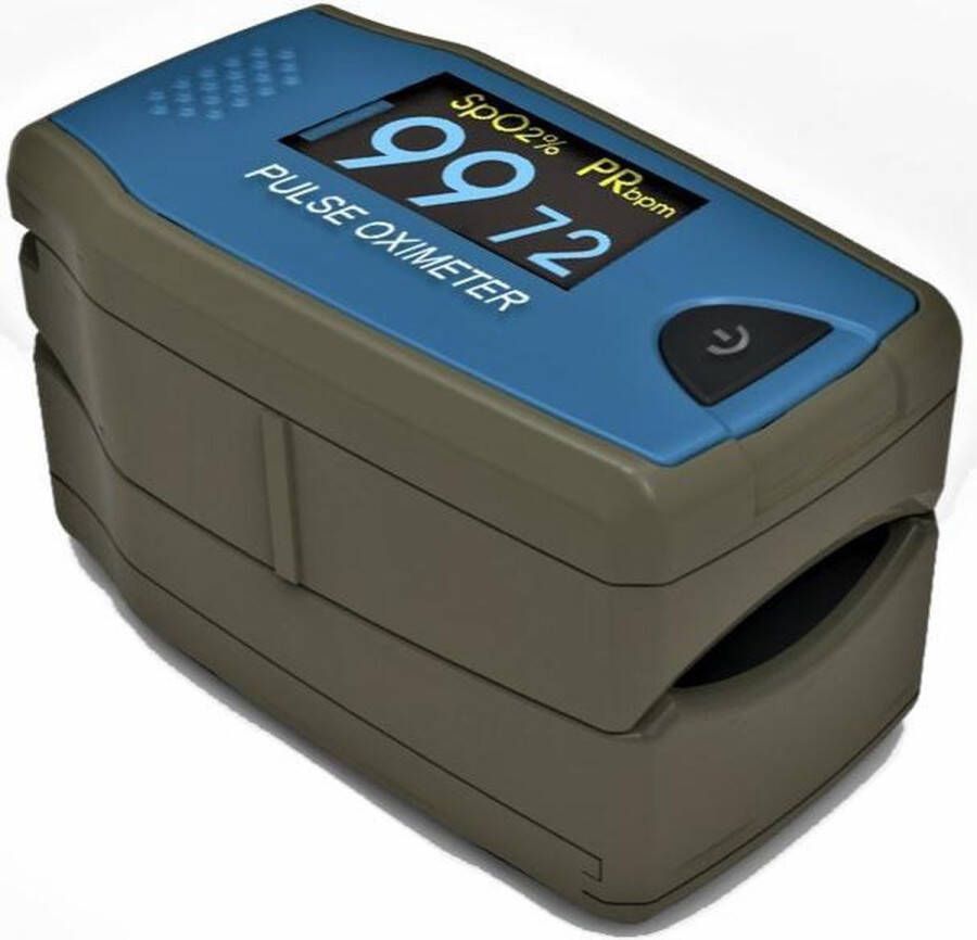 Choicemmed C5 -Digitale Fingertip Pulse Oximeter Saturatiemeter Zuurstofmeter Hartslagmeter Inclusief opbergetui en koord