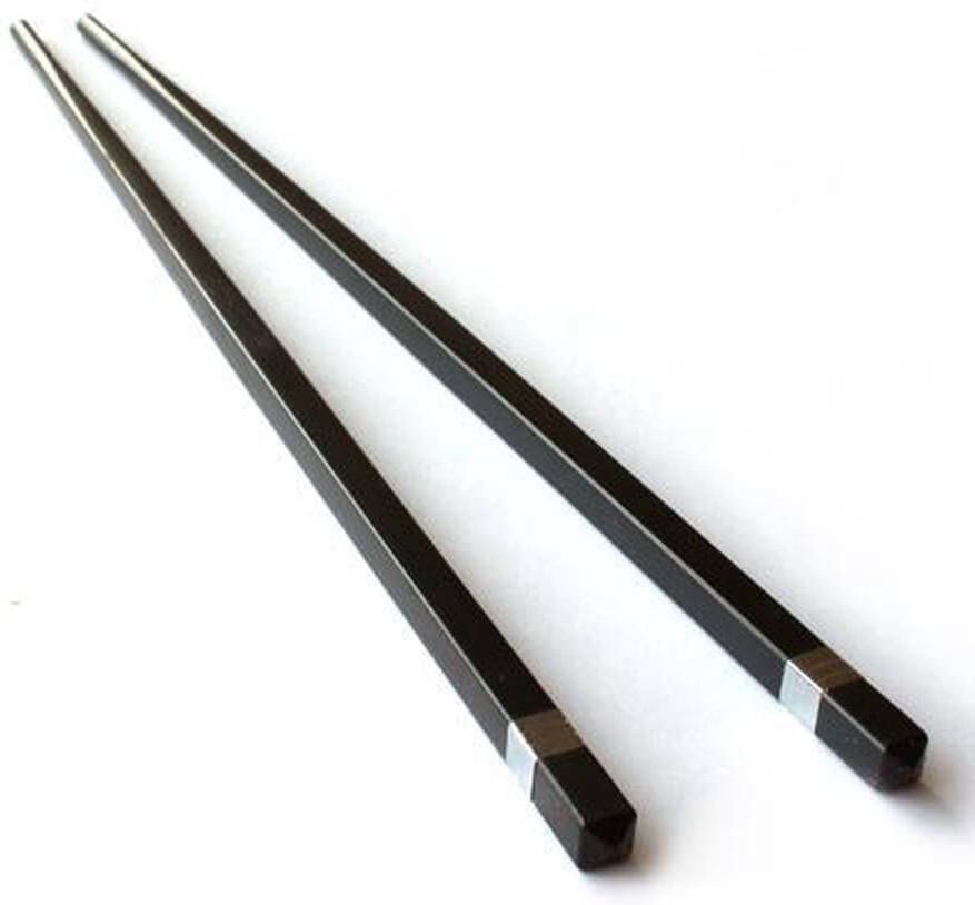 ChopStore Uzen Silver Chopsticks 27 3 cm Zwart Composiet
