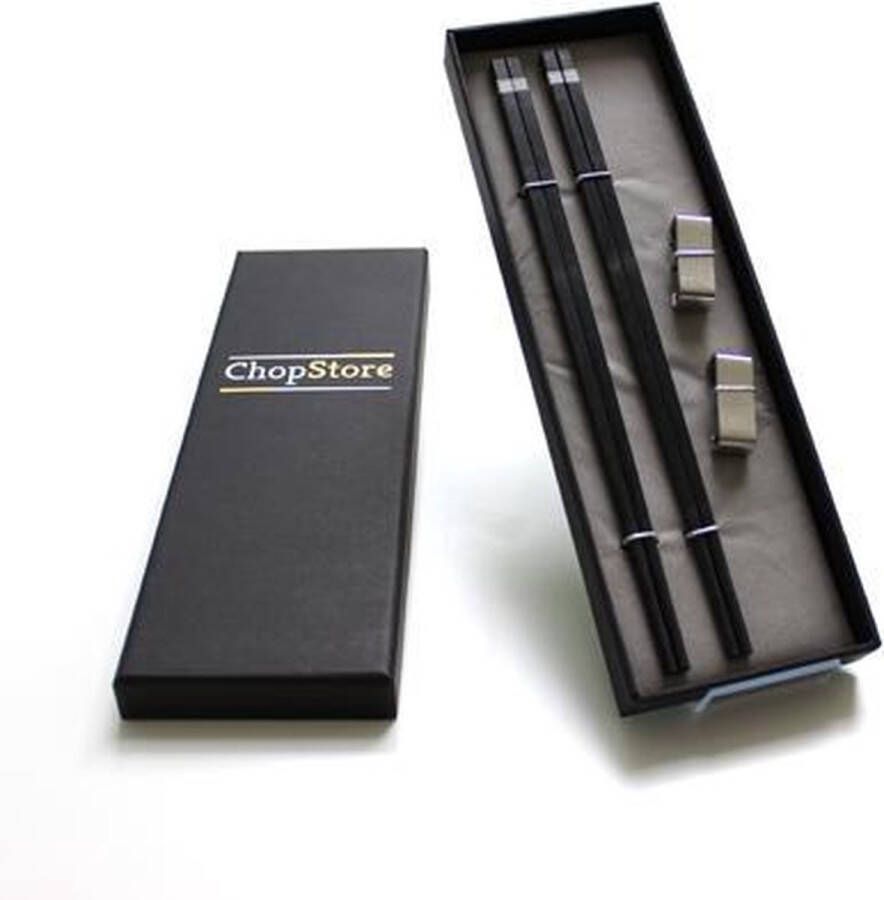 ChopStore Uzen Silver chopsticks in luxe cadeauverpakking