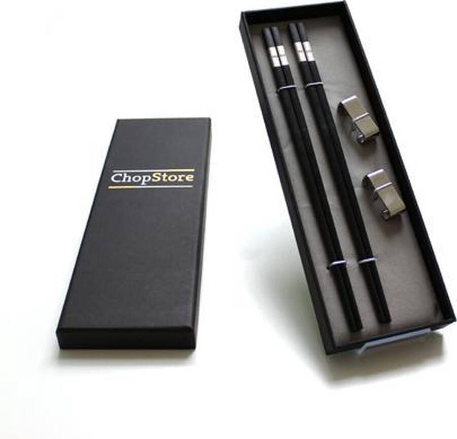 ChopStore Wakasa Silver chopsticks in luxe cadeauverpakking