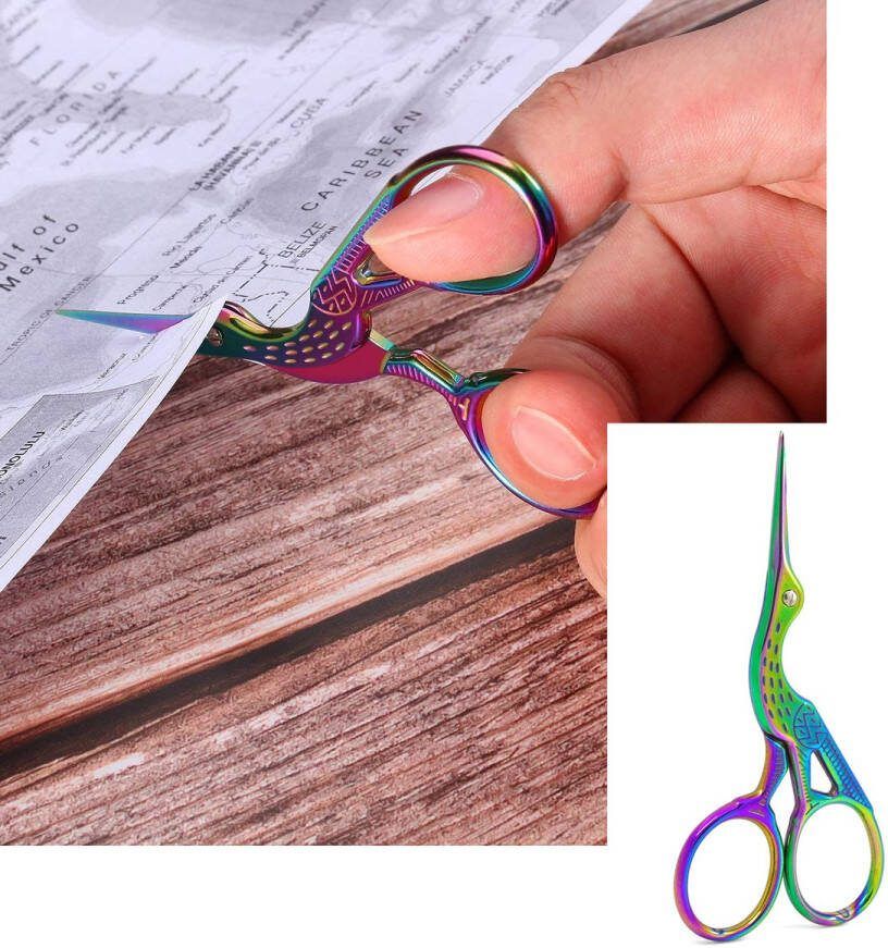 CHPN Borduurschaar Borduurschaartje Naaischaartje Schaar Klein schaartje Fijne schaartje Multicolor Minischaartje