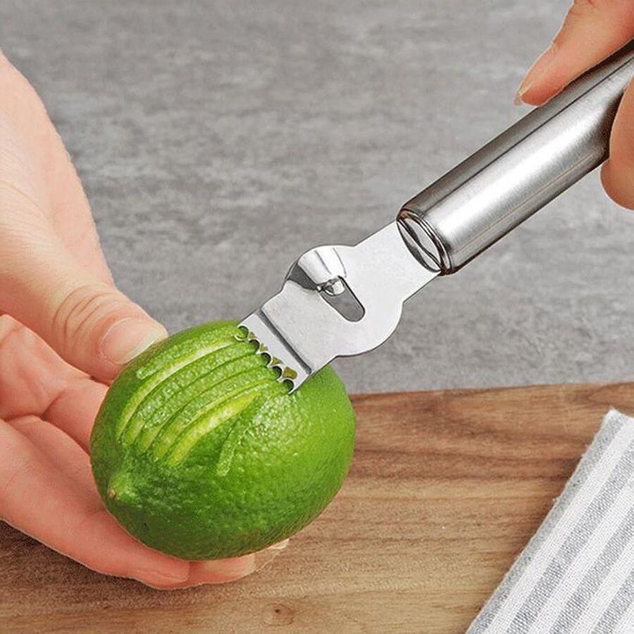 CHPN Citroenrasp Limoenrasp Raspen Citrusrasp Zester Schil raspen Bakken Keukenhulp Handrasp Handschiller Dunschiller Fijne schil Zesteur