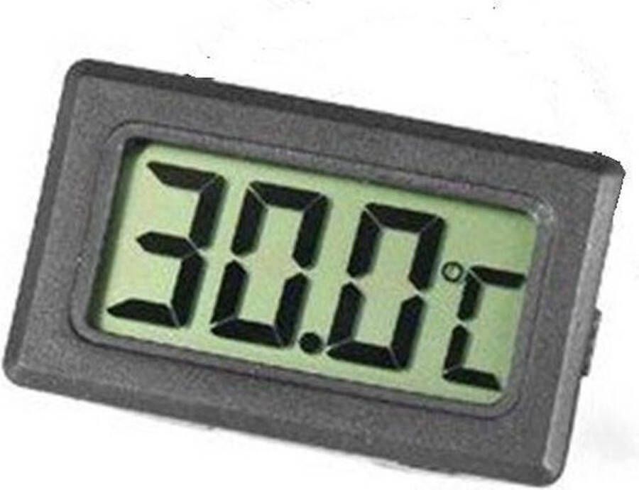CHPN Digitale Thermometer Diepvries en Koelkast Kleine thermometer Handzaam Zwart