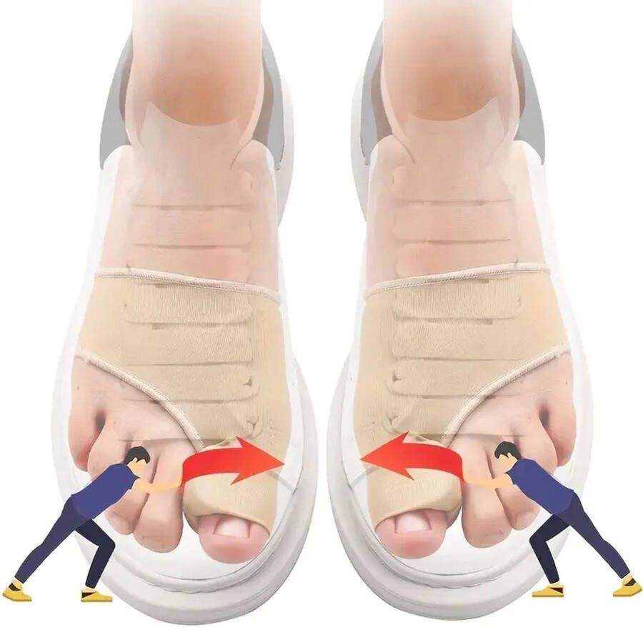 CHPN Hallux Valgus Tenen beschermen Teencorrector Knobbel Corrigeer en zet je tenen recht met deze teenspreiders 1 paar Teenspreider