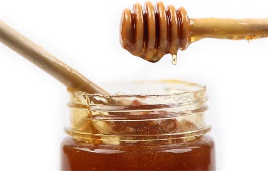 CHPN Honinglepel Lepel voor honing Honey spoon Hout Houten lepel 3 stuks