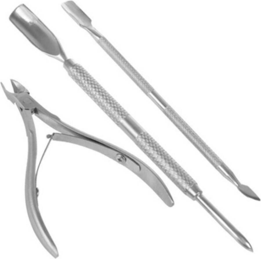 CHPN Nagelverzorging Nagelverzorgings set 3-delig Nagelknipper Bokkenpootje Set Nagels
