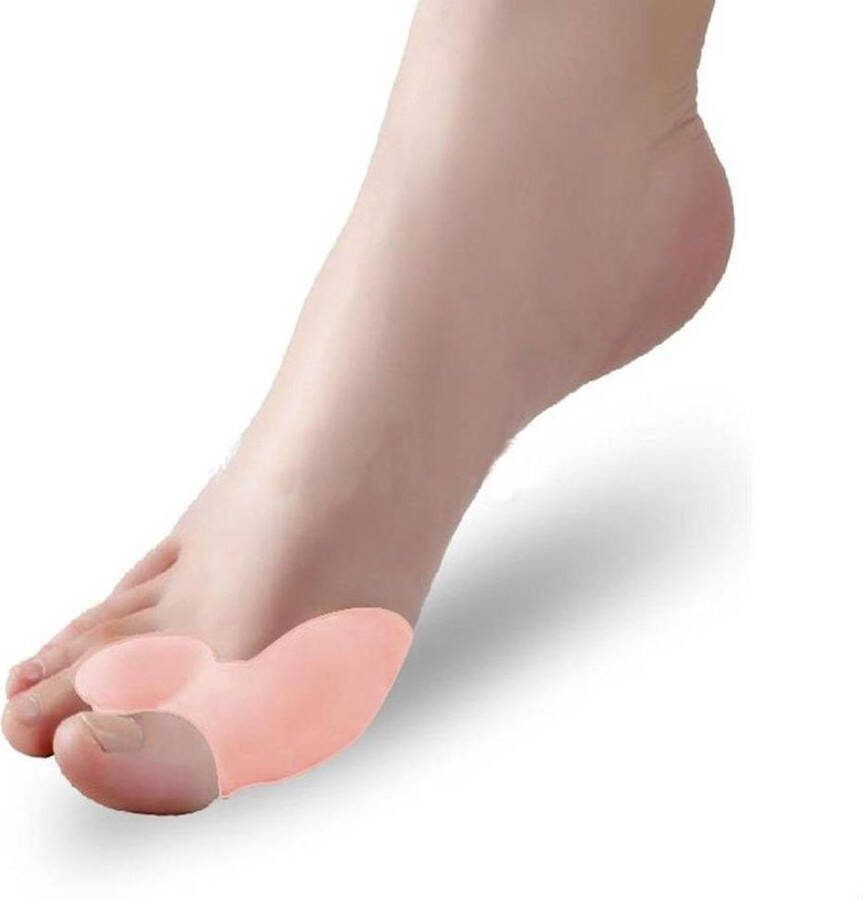 CHPN Teenspreider Hallux Valgus Siliconen Teencorrector Spreider Teen Beschermer Grote teen 1 paar Universeel