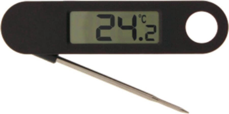 CHPN Thermometer BBQ Thermometer Kookthermometer Draadloos Waterdicht Keuken- & Vleesthermometer Temperaturen Koken Bakken Zwart