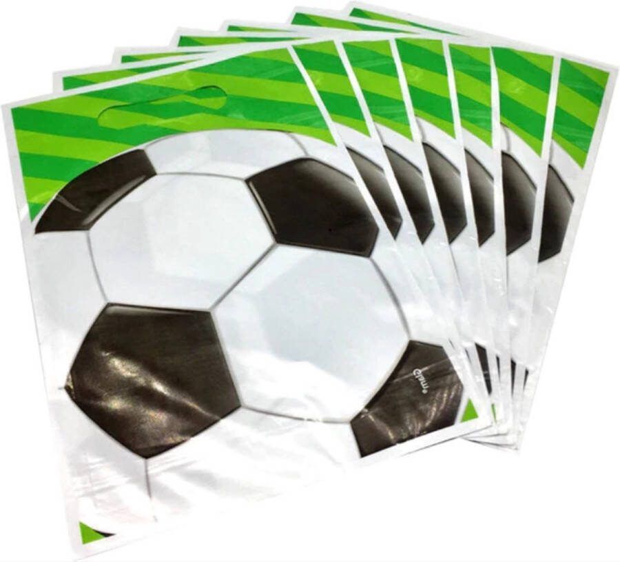 CHPN Traktatiezakjes Uitdeelzakjes Tasjes voor traktaties Kinderfeestje Kinderverjaardag 20 STUKS Uitdeelzakjes Voetbal Traktatie Zakjes voor Uitdeelcadeautjes Kinderfeestje Snoepzakjes Voetbal Thema Uitdeelzakjes Voetbalfan