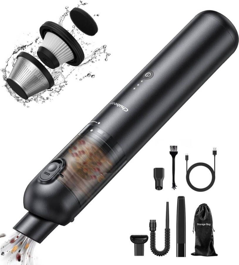 Chuboor Handstofzuiger 17000Pa 8000mAh HEPA